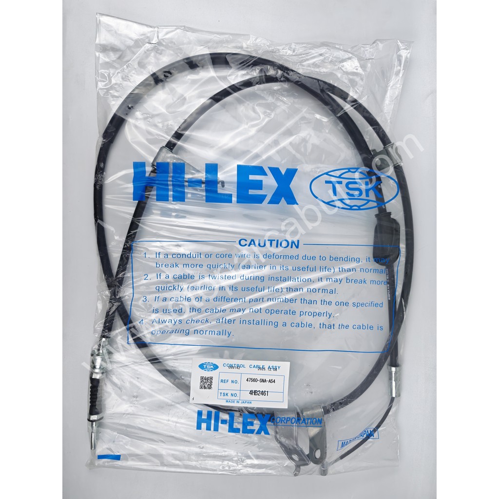 Honda Civic Arka Sol El Fren Teli 2006-2011 47560snaa53 1901tfe9009006 1.3, 1.6, 1.8