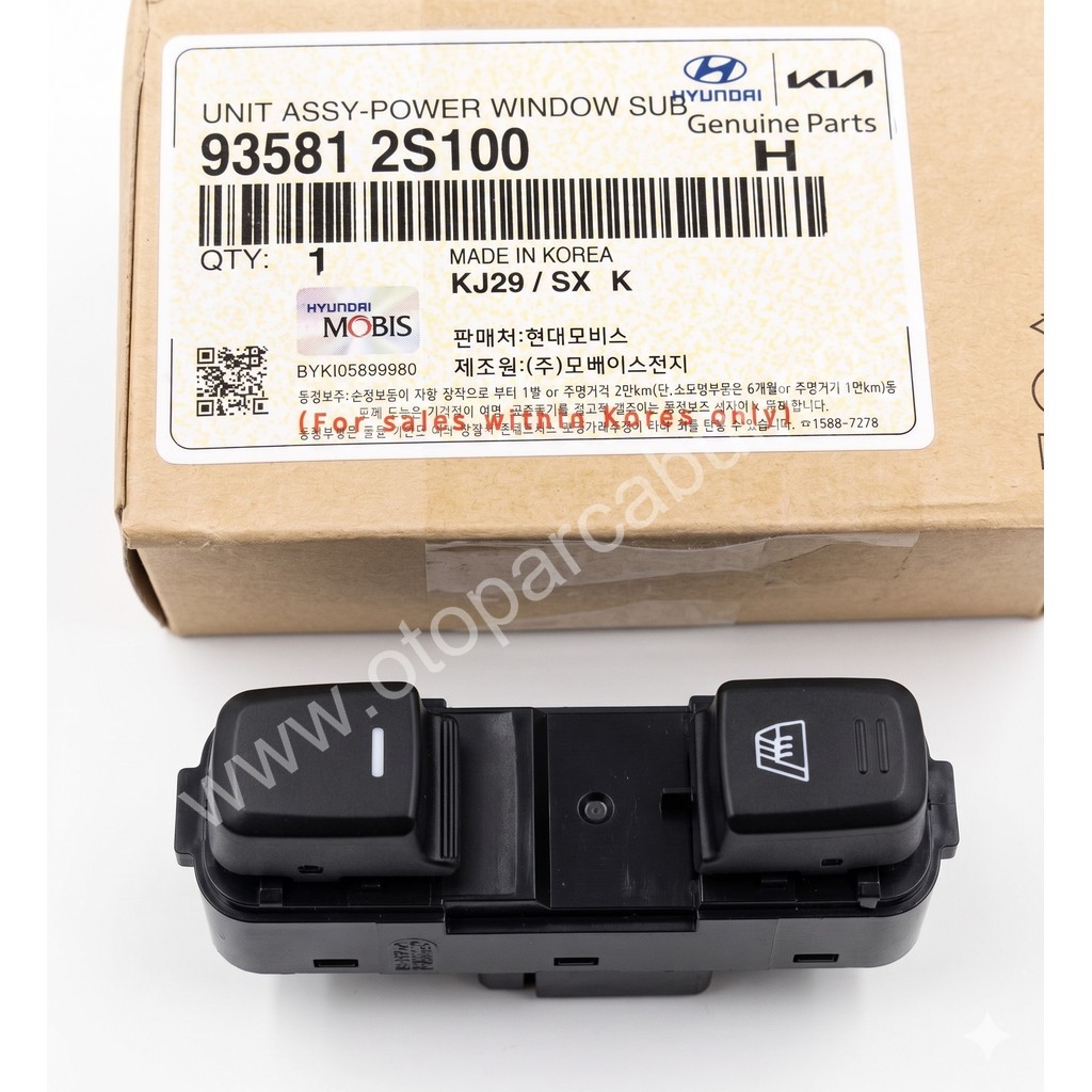 DÜĞME CAM AÇMA SAĞ IX-35 MOBIS
